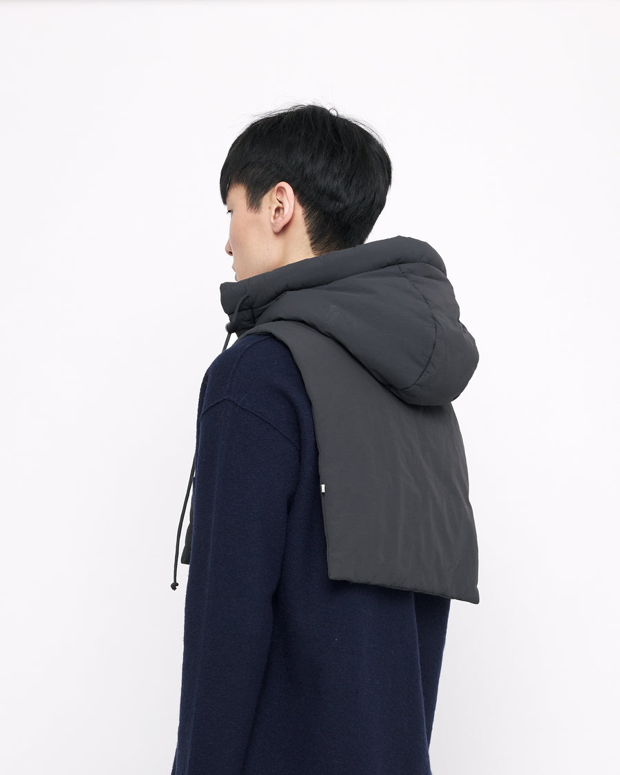 Hooded Vest - FW24 - Navy Gray