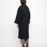 Oversized Wool Coat - FW24 - Charcoal Black