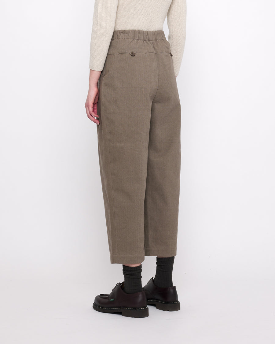 Signature Pleated Trouser - Heavy Canvas Edition - Umber