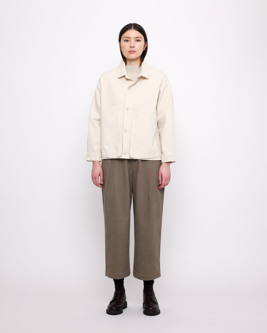 Signature Pleated Trouser - Heavy Canvas Edition - Umber