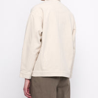 Signature Panel Pockets Shirt Jacket - Heavy Canvas Edition - Off-White