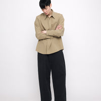 Cocoon Dress Shirt - FW24 - Artichoke