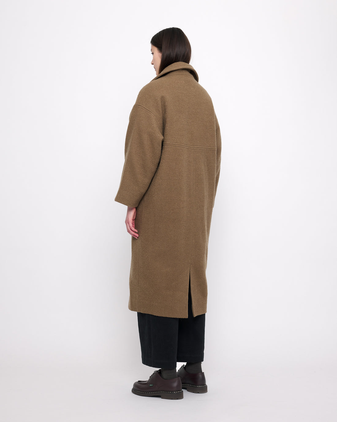 Oversized Wool Coat - FW24 - Kelp