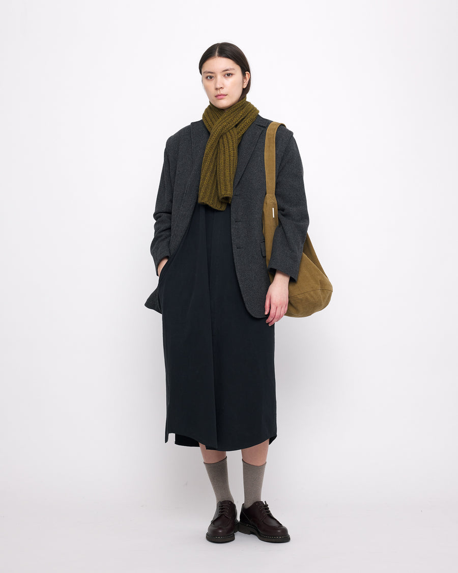 Cocoon Maxi Shirtdress - FW24 - Black