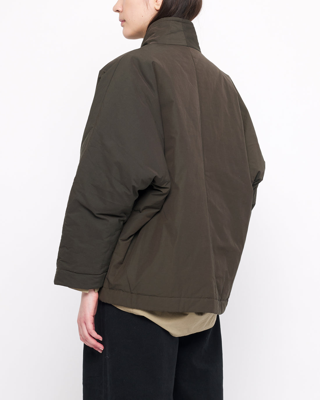 Padded Reversible Blazer - FW24 - Olive Brown/Taupe