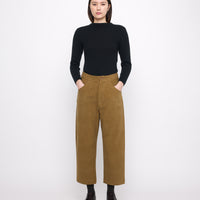 Signature Curve Legged Trouser - Heavy Canvas Edition - Kelp Brown