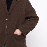 Oversized Wool Blazer - FW24 - Brown