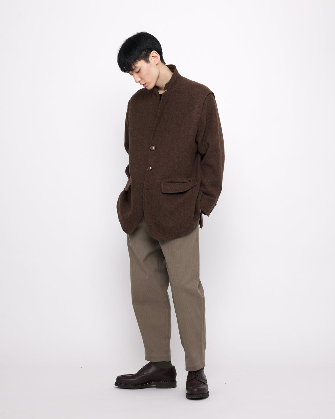 Oversized Wool Blazer - FW24 - Brown