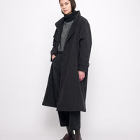 Padded Fleece Coat - FW24 - Black