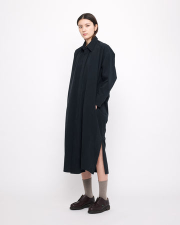 Cocoon Maxi Shirtdress - FW24 - Black