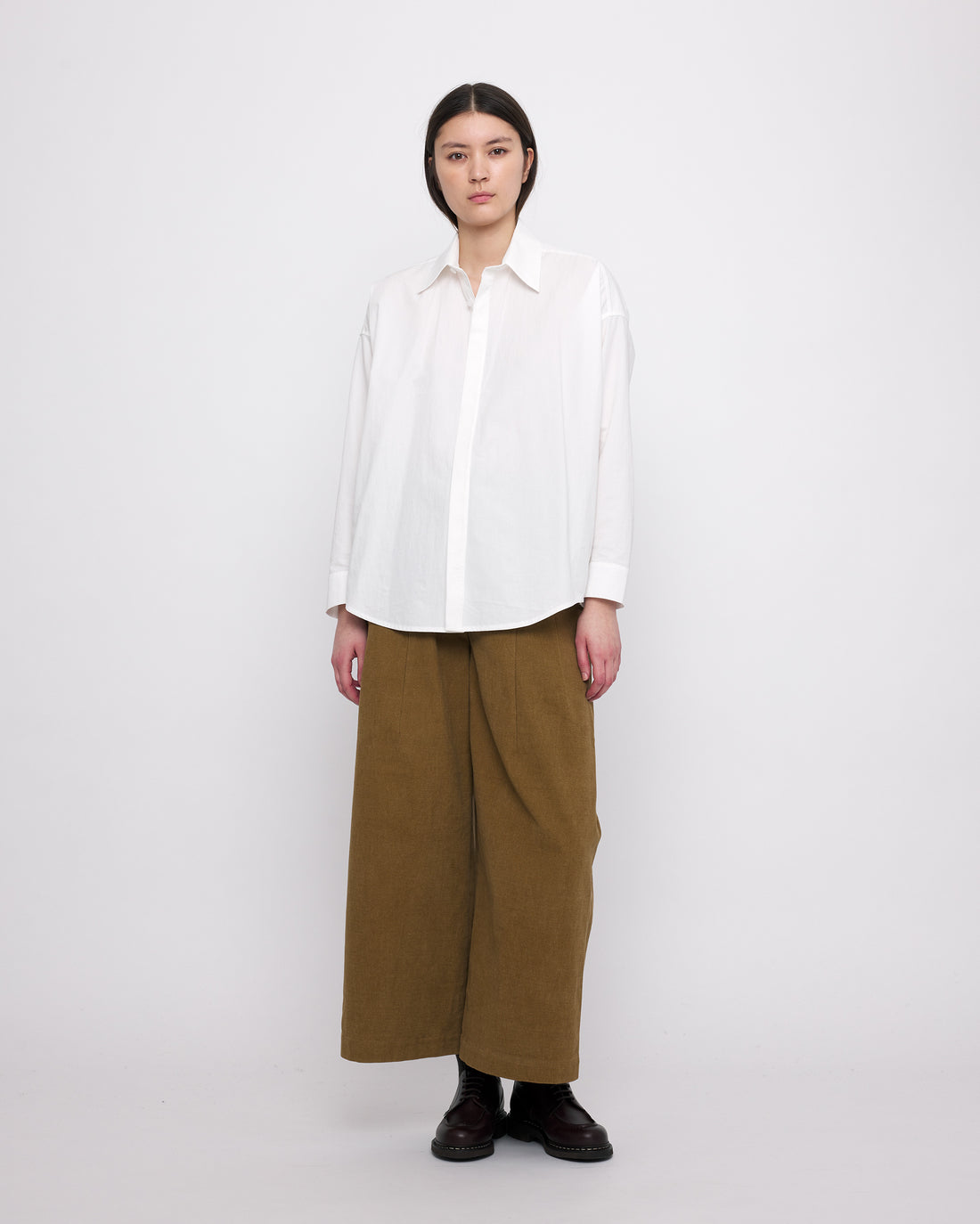 Signature Cocoon Dress Shirt - Off-White