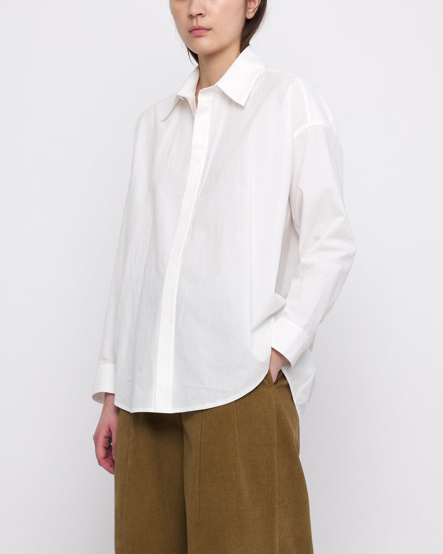 Cocoon Dress Shirt - FW24 - White