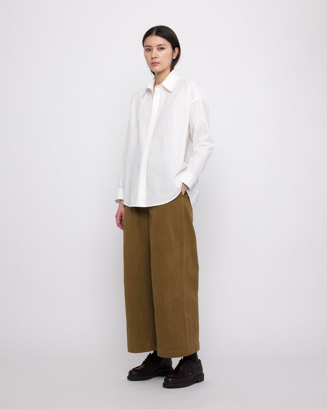 Signature Cocoon Dress Shirt - Off-White