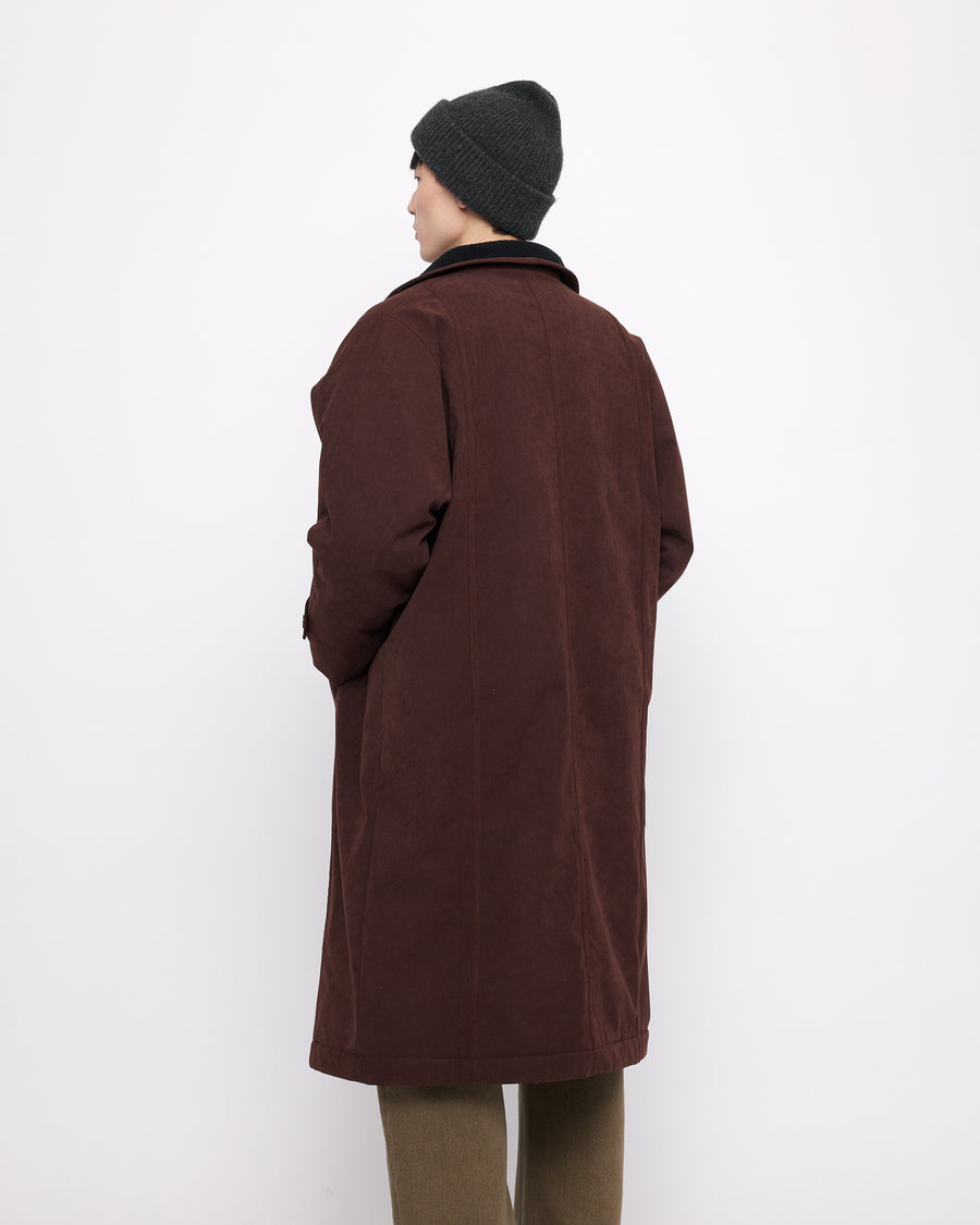 Padded Fleece Coat - FW24 - Chestnut