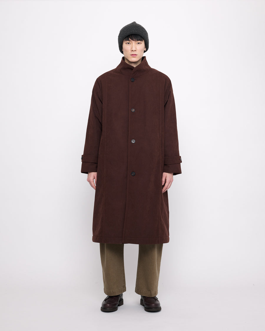 Padded Fleece Coat - FW24 - Chestnut