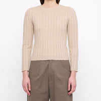 Yak Ribbed Long Sleeves - FW24 - Desert Sand