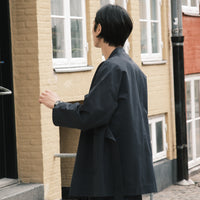 Spring Wrap Coat - SS26 - Navy