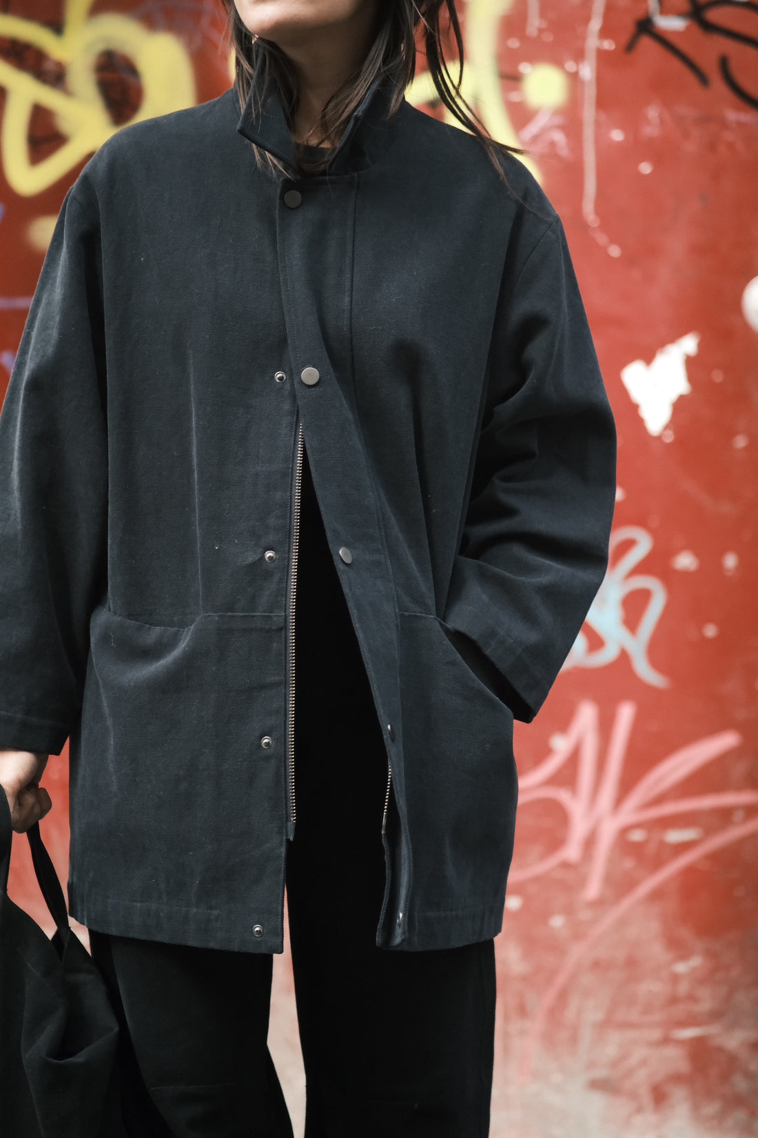 Mid-Length Chore Coat - FW26 - Navy