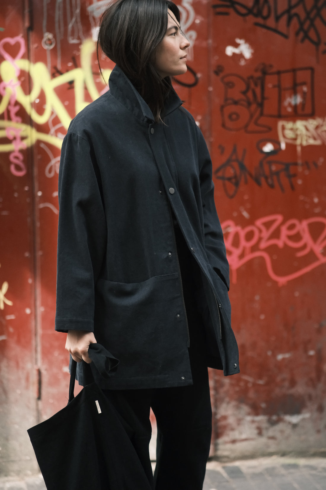 Mid-Length Chore Coat - FW26 - Navy