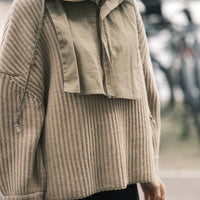 Waxed Hooded Vest - FW26 - Tan