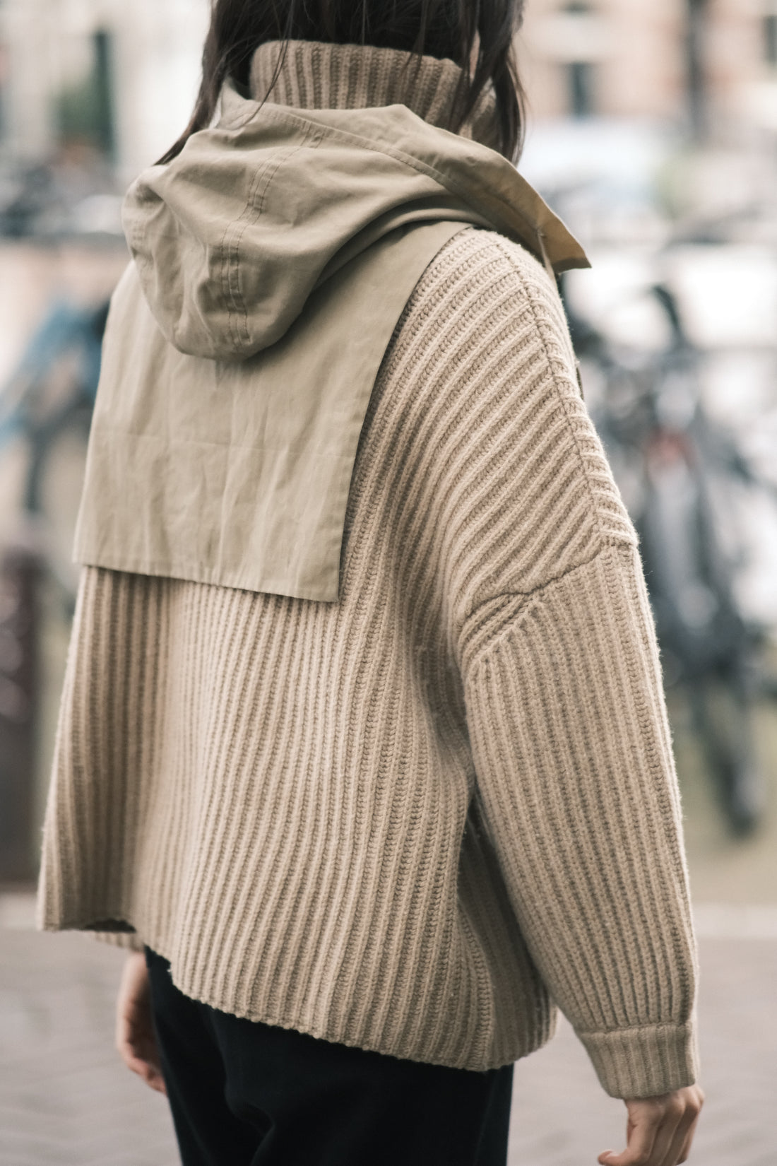 Waxed Hooded Vest - FW26 - Tan