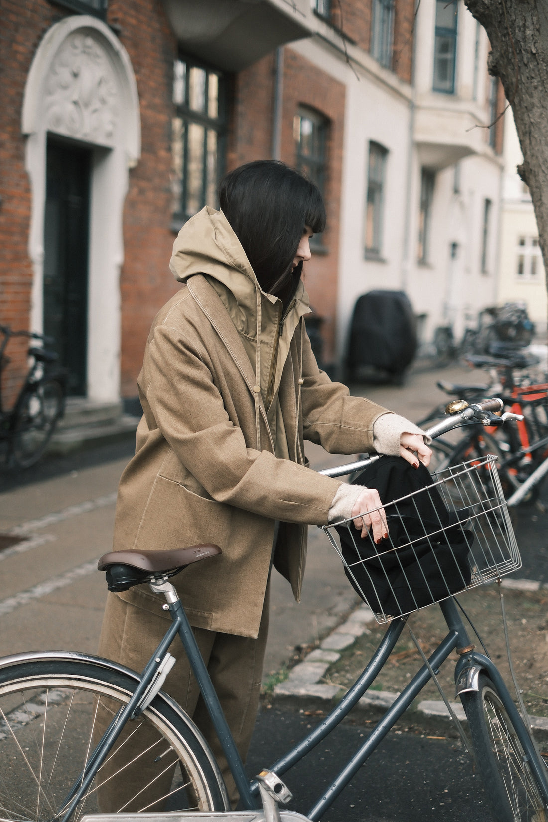 Open Short Coat - FW26 - Washed Tan