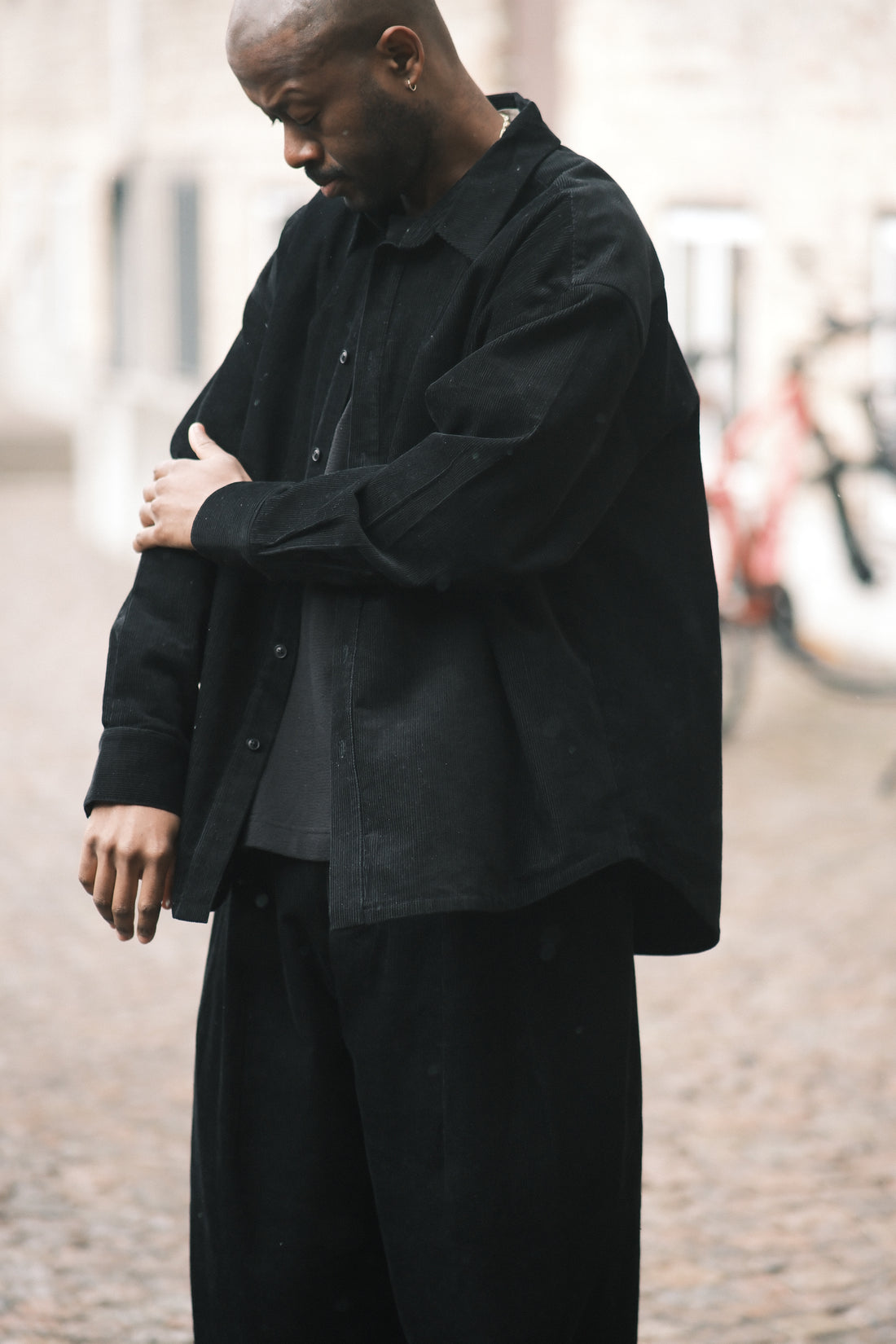 Unisex Dolman Shirt - Corduroy Edition - FW26 - Black Corduroy