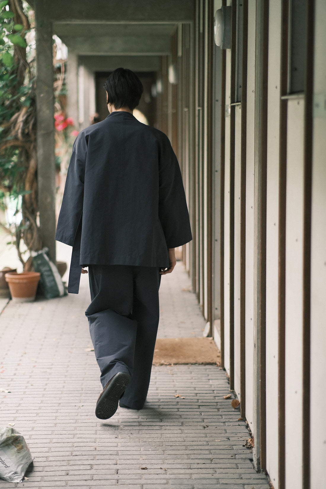 Spring Wrap Coat - SS26 - Navy