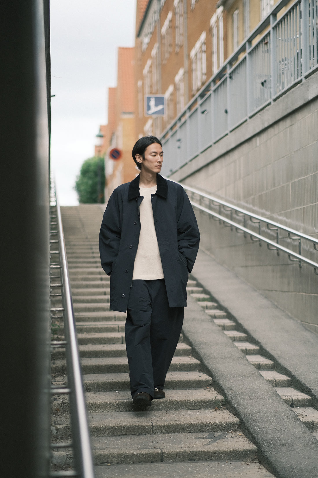 Mid-Length Duster - SS26 - Navy
