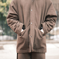 Mid-Length Chore Coat - FW26 - Taupe Brown