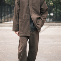 Mid-Length Chore Coat - FW26 - Taupe Brown