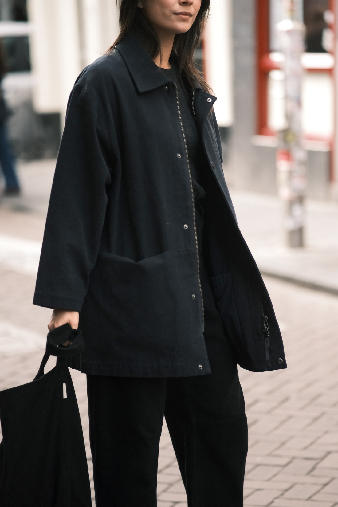 Mid-Length Chore Coat - FW26 - Navy