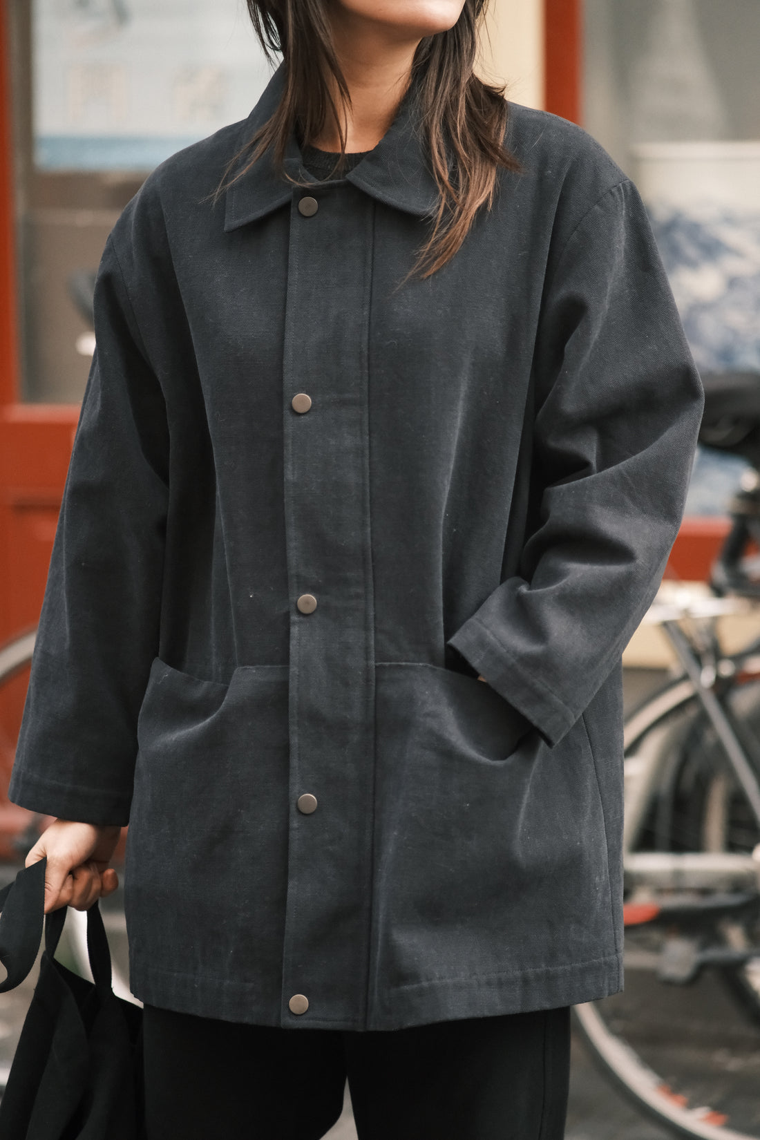Mid-Length Chore Coat - FW26 - Navy