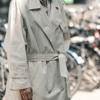 Long Rain Trench - Waxed Edition - SS26 - Antique White