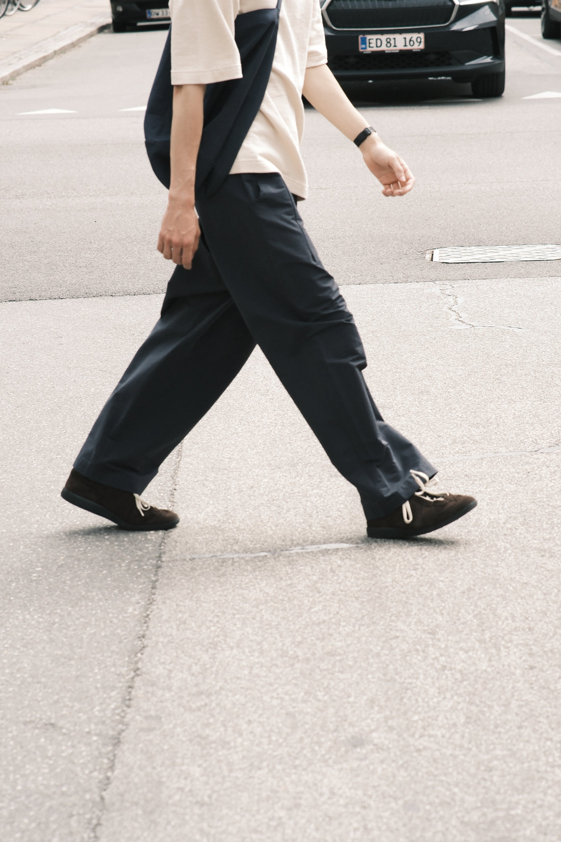 Spring Pleated Trouser - SS26 - Navy