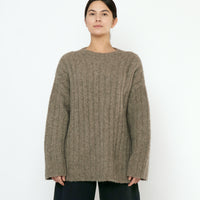 Chunky Mockneck - FW25 - Taupe