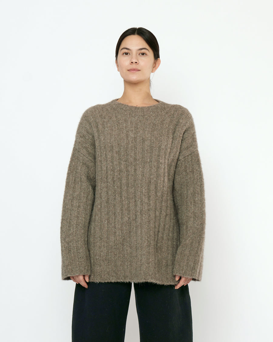 Chunky Mockneck - FW25 - Taupe