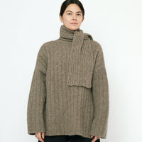 Chunky Mockneck - FW25 - Taupe