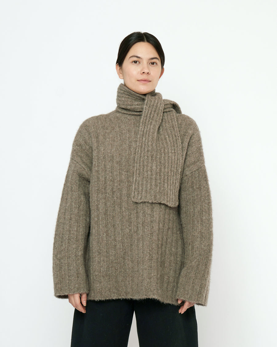 Chunky Mockneck - FW25 - Taupe