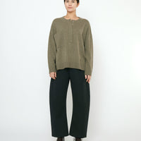 Relaxed Pocket Sweater - FW25 - Sage Gray