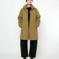Double Collar Overtcoat - FW25 - Kelp