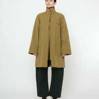 Double Collar Overtcoat - FW25 - Kelp