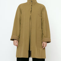 Double Collar Overtcoat - FW25 - Kelp