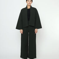 Textured Pockets Blazer - FW25 - Black