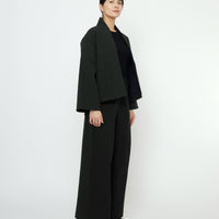 Textured Pockets Blazer - FW25 - Black
