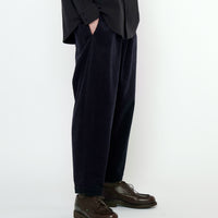 Corduroy Elastic Pull-Up Trouser - FW25 - Black