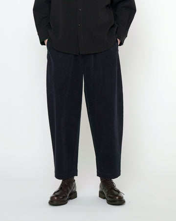 Corduroy Elastic Pull-Up Trouser - FW25 - Black