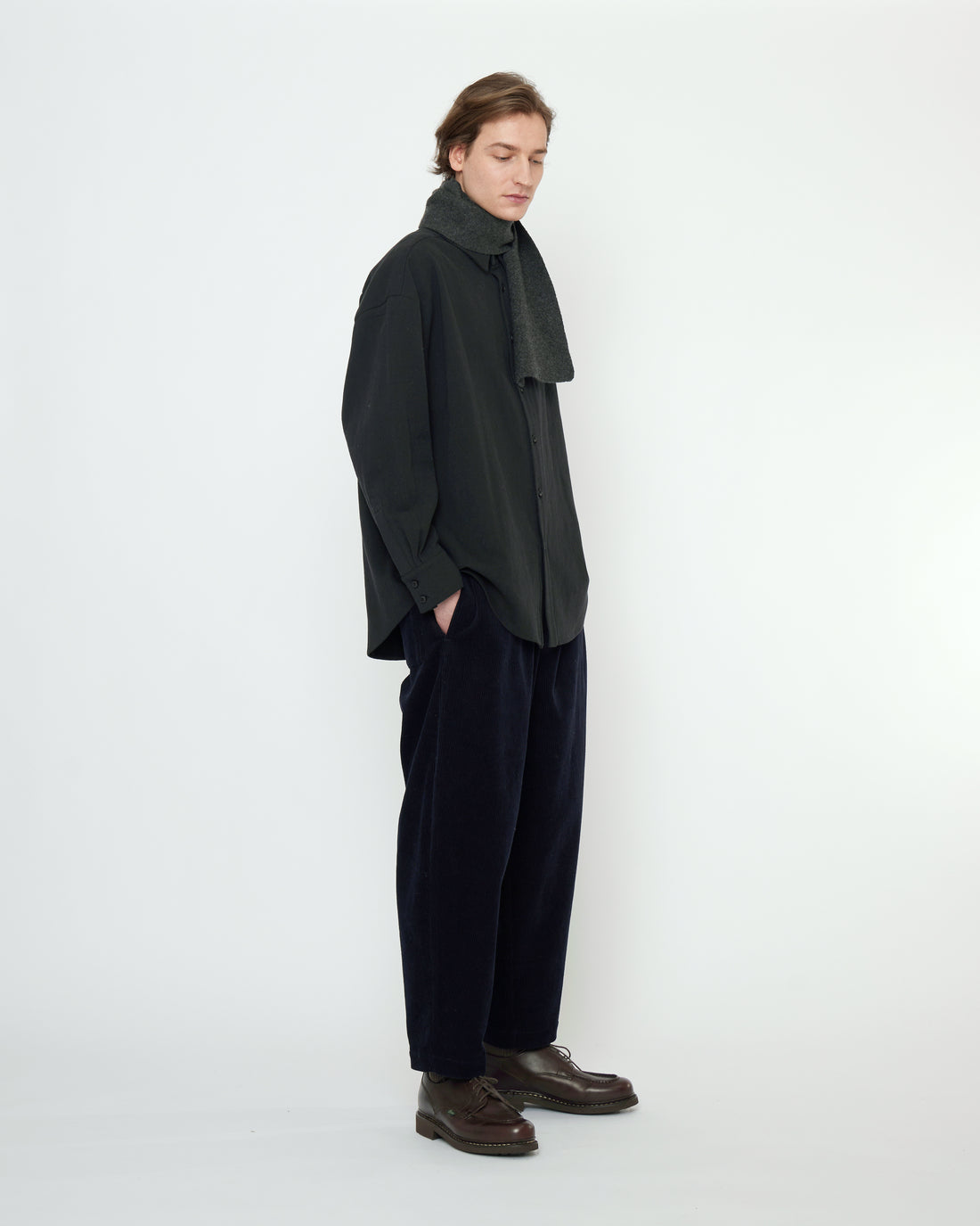 Cross Scarf - Boiled Wool - FW25 - Color Options