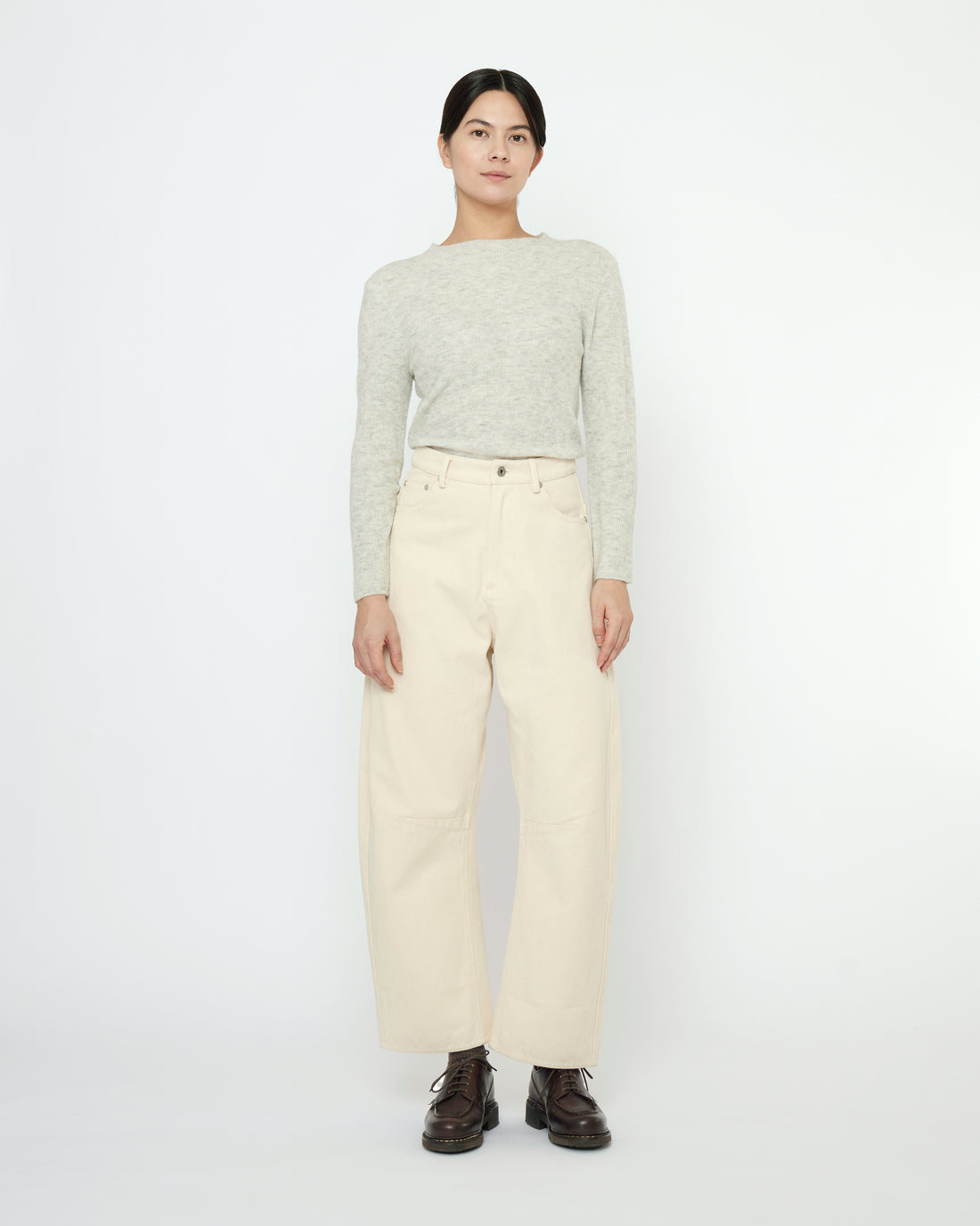 Curve Legged Work Trouser - FW25 - Antique White