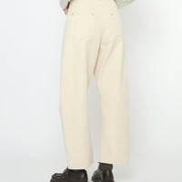 Curve Legged Work Trouser - FW25 - Antique White